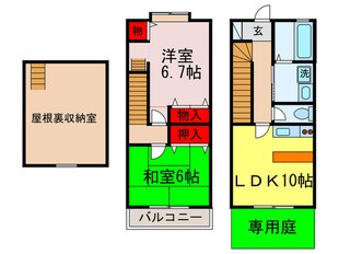 学園ステラの物件間取画像